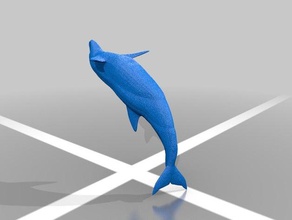 delfin 1 Tiere 3d print model - Mito3D