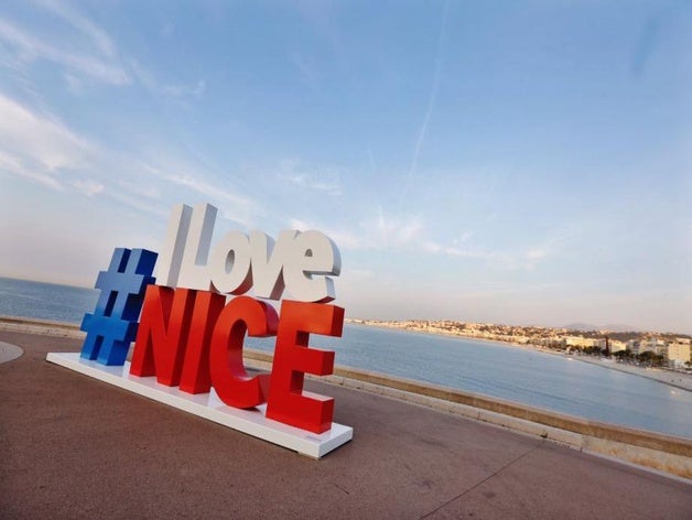 love nice emblematic sculpture city france sculptures ville 3D print model - Mito3D