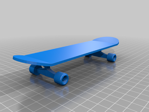 planche à roulettes 3d print model - Mito3D