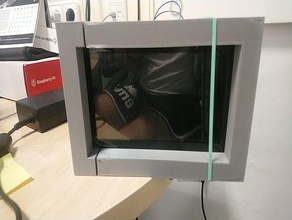 raspberry pi pantalla de la caja abierta portaherramientas y cajas 3d print model - Mito3D