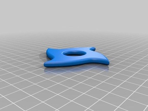 shuriken de 4 puntas juguetes y accesorios juego 3d print model - Mito3D