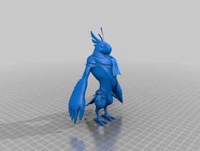 kass zelda efsanesi video oyunları azarim kuş open Reina efsane 3d print model - Mito3D