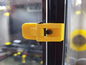 hinge voron 2 3mm panel 3d printer accessories acrylic door hinges voron2 3d print model - Mito3D