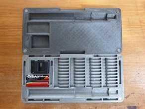 xiaomi wowstick 1p+ Gehäuse 50 bits diy bit box Fall - Schraubendreher Schraubendreher-Halter toolbox 3d print model - Mito3D