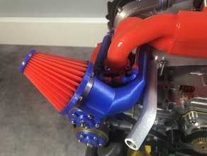 air filter extension ej20 subaru engine mechanical toys 3d print model - Mito3D