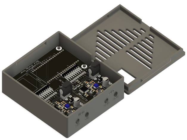 circuitsetup energy meter solar kit box parts 3D print model - Mito3D