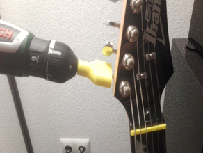 guitarra cadeia enrolador bosch ixo anexo a música violão seqüência de caracteres 3d print model - Mito3D