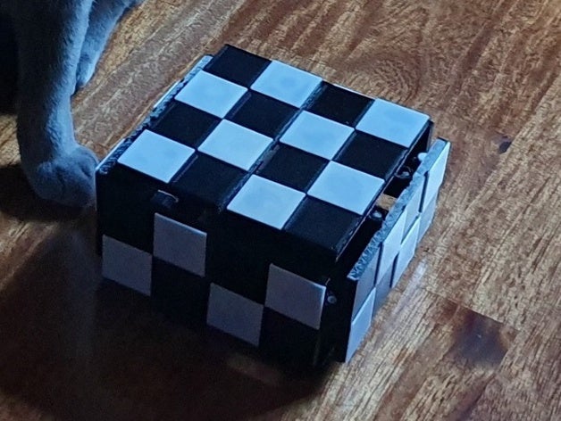 tablero ajedrez desplegable el de mesa plegable 3D print model - Mito3D