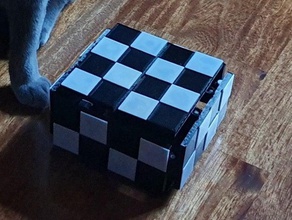 tablero ajedrez desplegable satranç tahtası katlanır masa 3d print model - Mito3D