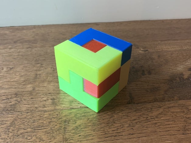 puzzle cubo puzzles de 3D print model - Mito3D