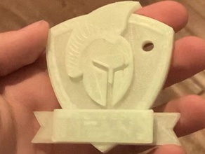 tc ouest titan logo de porte-clés Le 3d un trousseau clés 3d print model - Mito3D