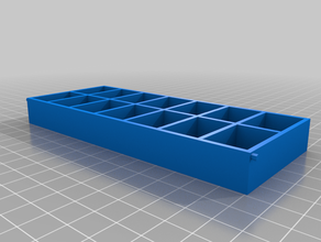 my customized pill box containers 3d print model - Mito3D