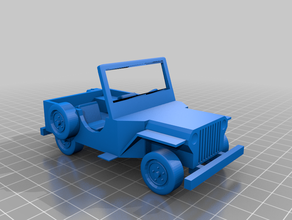 jeep yedek Otomotiv 3d print model - Mito3D
