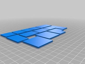 tapeçaria marco telhas A impressão 3d boardgame boardgames jogos tampo de mesa 3d print model - Mito3D