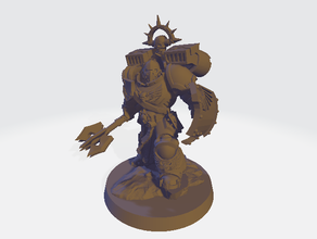 smashy big marine 3d printing 40k smash captain wargaming warhammer 3d print model - Mito3D