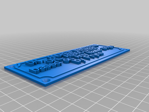 wakstein door signs & logos customized 3d print model - Mito3D