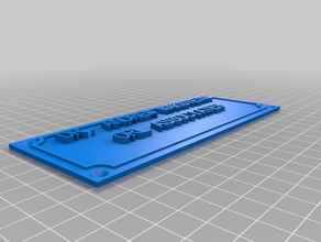 wakstein door 2 signs & logos customized 3d print model - Mito3D