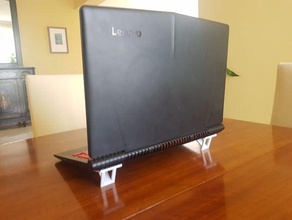katlanabilir laptop yükseltici stand bilgisayar masa aksesuarları ayakları notebook dizüstü sahibi standı destek ofis verimlilik 3d print model - Mito3D