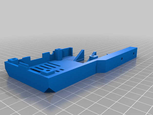 rpi verticale 2020 mont exposés les broches gpio D'ici à extrusion 2040 sur8 anet pieuvres de montage octoprint raspberry pi 3 cas 3D print model - Mito3D