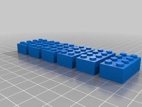 mattoncini lego 3d print model - Mito3D