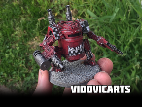 killa kan resmi olmayan model robotlar 28 mm 40k droid gork killakan mech mini ork masa üstü titan wargaming warhammer 3d print model - Mito3D