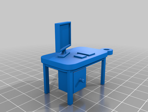 llavero de la oficina 3d llaveros equipos organización suministros impreso 3d print model - Mito3D