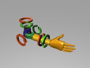 codo m ltiple rotaci n La impresión en 3d brazo pr tesis 3d print model - Mito3D
