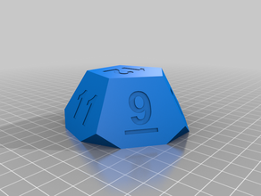 d12 estatueta caso jogos 3d print model - Mito3D