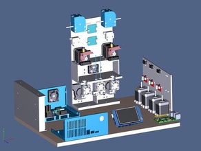 3d yazıcı test tezgahı elektronik araçları 3d print model - Mito3D
