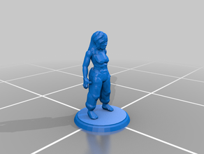 lipedema stage 1 woman sculptures fat health leg sa 3d print model - Mito3D