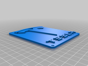tesla logotipo de agujeros los tornillos La impresión en 3d 3d print model - Mito3D