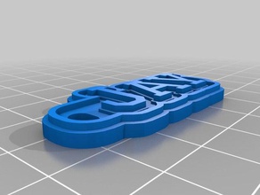 jay trousseau de clés porte-clés personnalisé 3d print model - Mito3D