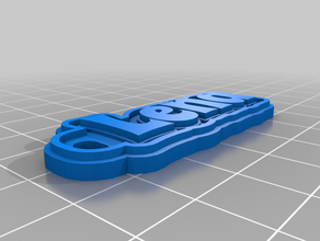 lena llavero llaveros personalizado 3d print model - Mito3D