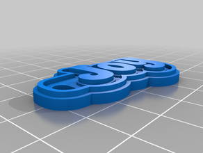 joy keychain keychains customized 3d print model - Mito3D