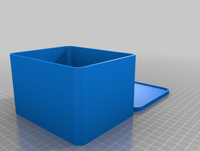 purple glue box tool holders & boxes customized 3d print model - Mito3D