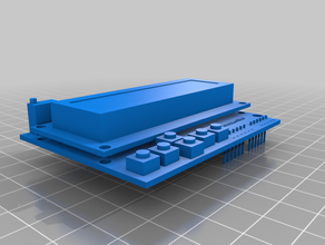 keypad shield arduino uno la electrónica escudo teclado 3d print model - Mito3D
