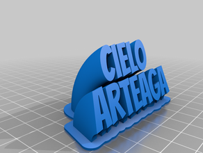 cielo arteaga office personalizado 3d print model - Mito3D
