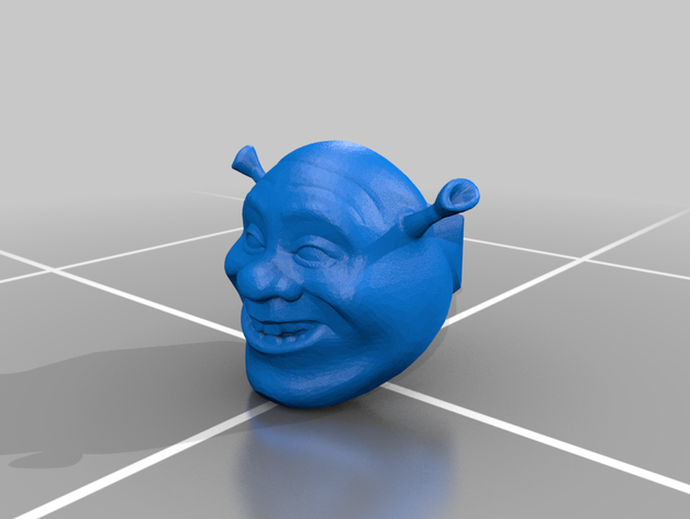 shrek anillo los anillos meme 3D print model - Mito3D