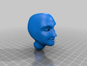 just lovely face people 3d print model - Mito3D