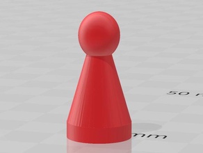 pion pour jeu soci t - pawn board game pe n para juego mesa toys & games boardgame societe peon 3d print model - Mito3D