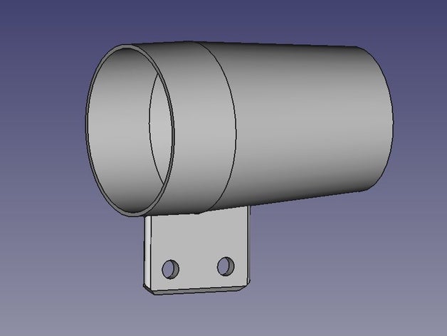 34mm turbine edf ventilateur r c véhicules montage du la roue lidl gleiter umbau planeur le mont 3D print model - Mito3D