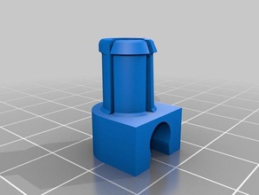 dishwasher wheel clip aeg pla compatible replacement parts 3d print model - Mito3D