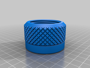 lathe spindle nut 3d print model - Mito3D