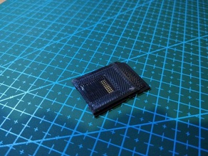 sd shape micro holder computer adapter card 3d print model - Mito3D