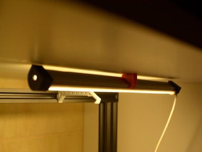 led bar 35 degree screw through mount household supplies 3d print model - Mito3D