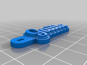 keychain guille1 keychains customized 3d print model - Mito3D