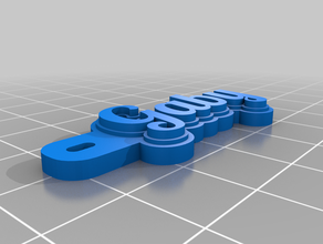 keychain gaby1 keychains customized 3d print model - Mito3D