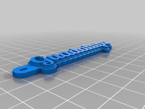Schlüsselanhänger guadalupe kundengebundene 3d print model - Mito3D