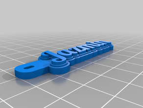 llavero de jazmin llaveros personalizado 3d print model - Mito3D