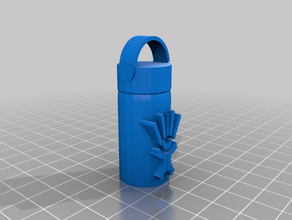 mini hydroflask v 21 fixo de handel chaveiros 3d print model - Mito3D